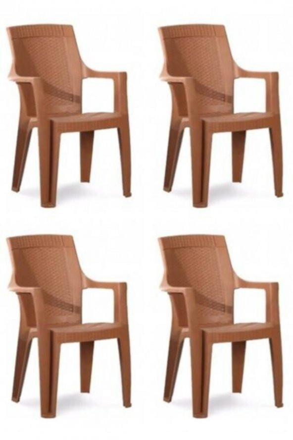 Sultan Koltuk Teak 4 Adet ürün görseli 1