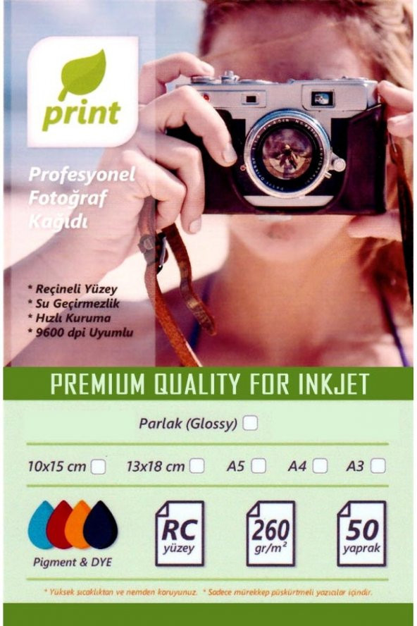 Epson L6190 Fotoğraf Kağıdı Premium Parlak 260 Gr 10x15 50 Yaprak ürün görseli 1