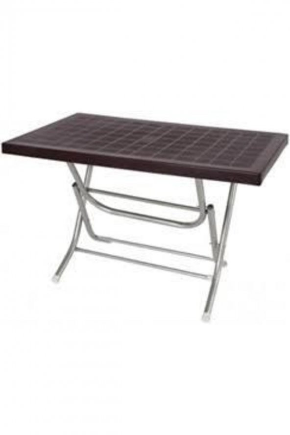 Plastik Katlanır Masa 70x120 kırık beyaz - Resim 3