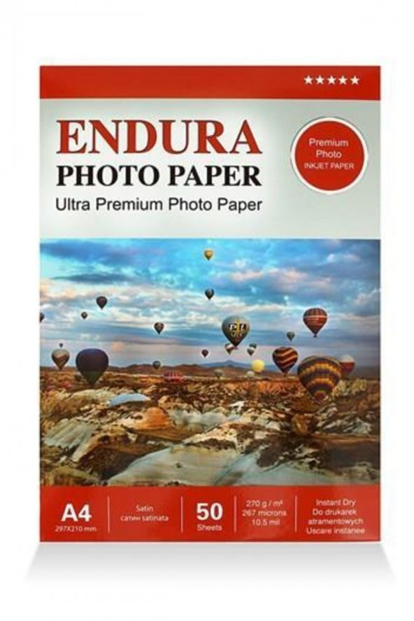 Photo Paper A4 Satin-mat (20x30cm) 50 Adet 270gr ürün görseli 1