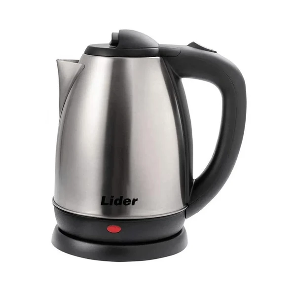 LİDER Çelik Kettle 1,8 Lt İNOX SU ISITICI ürün görseli 1