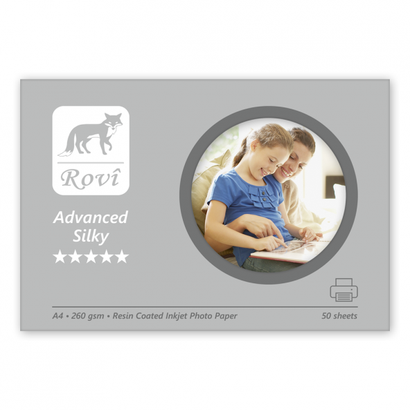 Rovi Advanced Ipek Fotoğraf Kağıdı 260Gsm 50Yp A4 ürün görseli 1