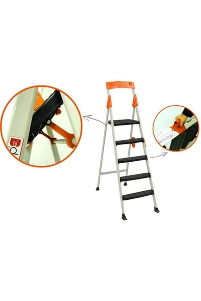 dora 4+1 Basamaklı Harbinger model Merdiven - Resim 2