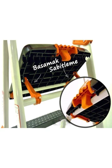 dora 4+1 Basamaklı Harbinger model Merdiven - Resim 3