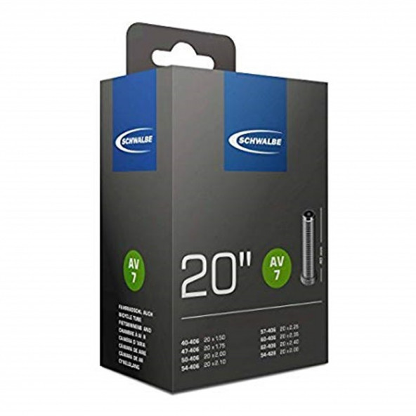 Schwalbe Oto Sibop 20" İç Lastik Av7 40Mm (çift,2 adet) ürün görseli 1