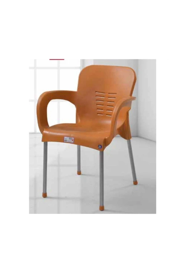 Tubix Paris Teak Kollu Plastik Bahçe Sandalyesi - 4 Adet ürün görseli 1