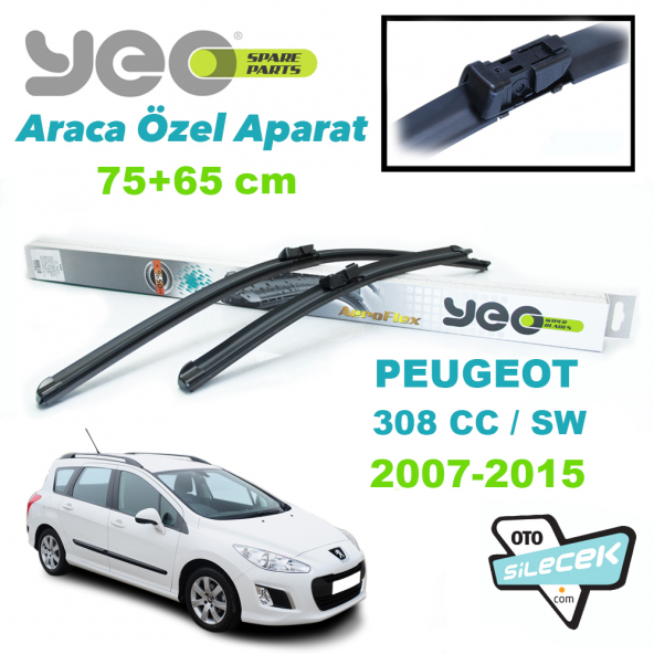 Peugeot 308 / CC / SW Silecek Takımı YEO 2007-2015 ürün görseli 1