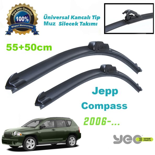 Jeep Compass YEO Aeroflex Muz Silecek Takımı ürün görseli 1