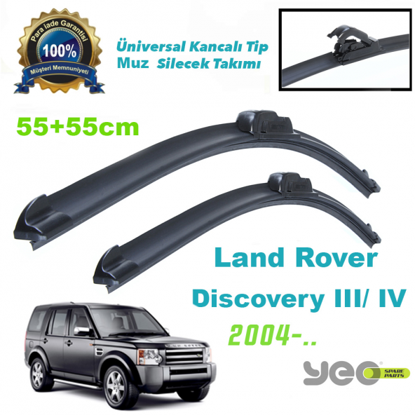 Land Rover Discovery III / IV YEO Aeroflex Muz Silecek Takımı ürün görseli 1