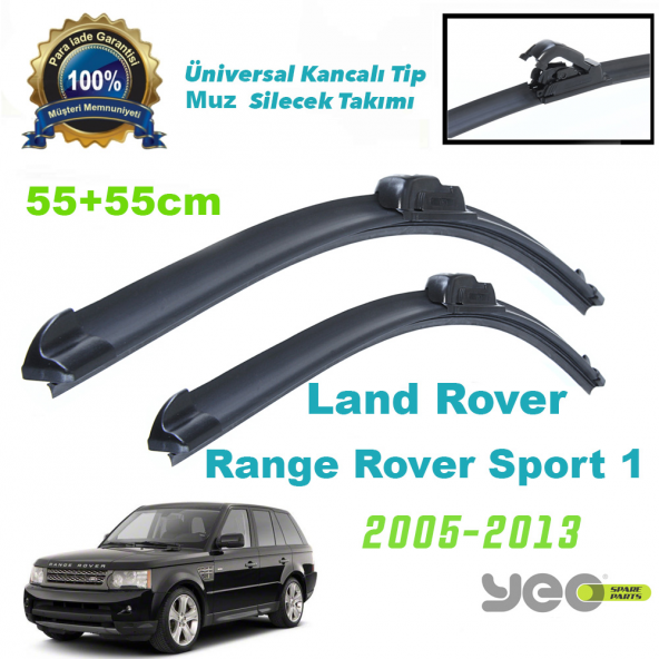 Land Rover Range Rover Sport 1 YEO Aeroflex Muz Silecek Takımı ürün görseli 1