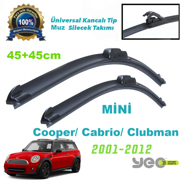 Mini Cooper YEO Aeroflex Muz Silecek Takımı ürün görseli 1