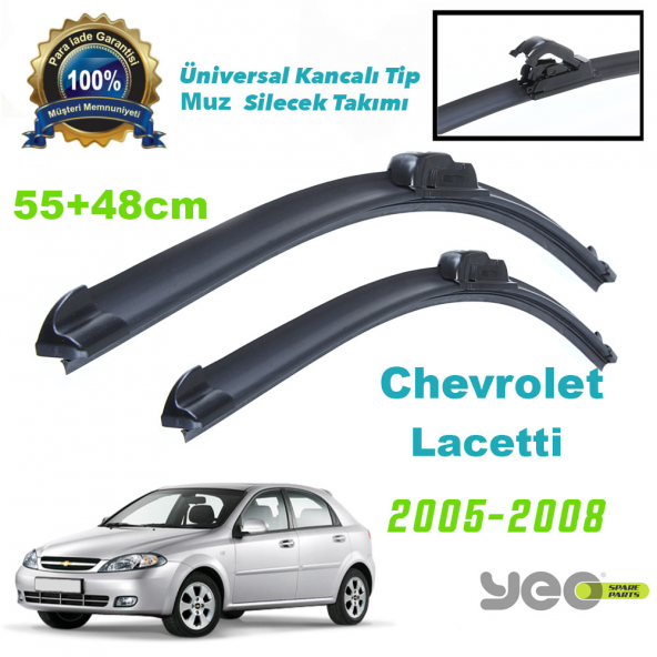 Chevrolet Lacetti Yeo Aeroflex Muz Silecek Takımı ürün görseli 1