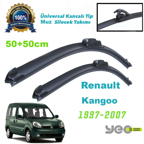 Renault Kangoo Yeo Aeroflex Muz Silecek Takımı ürün görseli 1