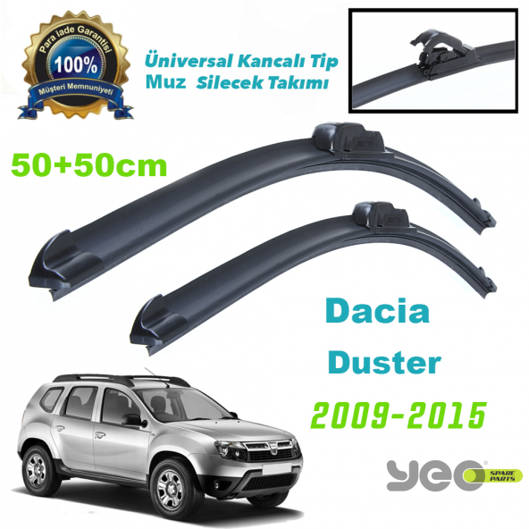 Dacia Duster Yeo Aeroflex Muz Silecek Takımı 2009-2015 ürün görseli 1