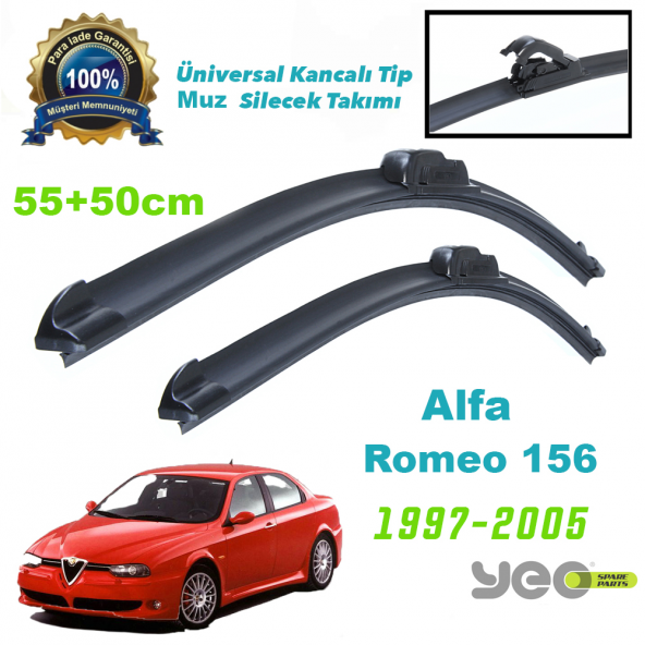 Alfa Romeo 156 YEO Universal Muz silecek Takımı 1997-2005 ürün görseli 1