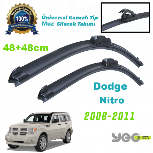 Dodge Nitro Yeo Aeroflex Muz Silecek Takımı 2006-2011 ürün görseli 1