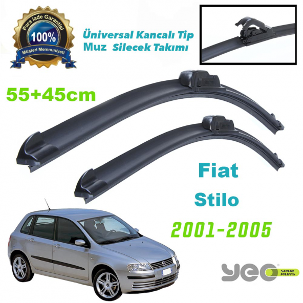 Fiat Stilo Yeo Aeroflex Muz Silecek Takımı 2001-2005 ürün görseli 1