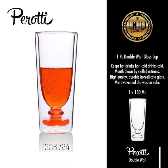Perotti Double Wall 180 ml Bardak 13361 - Resim 2