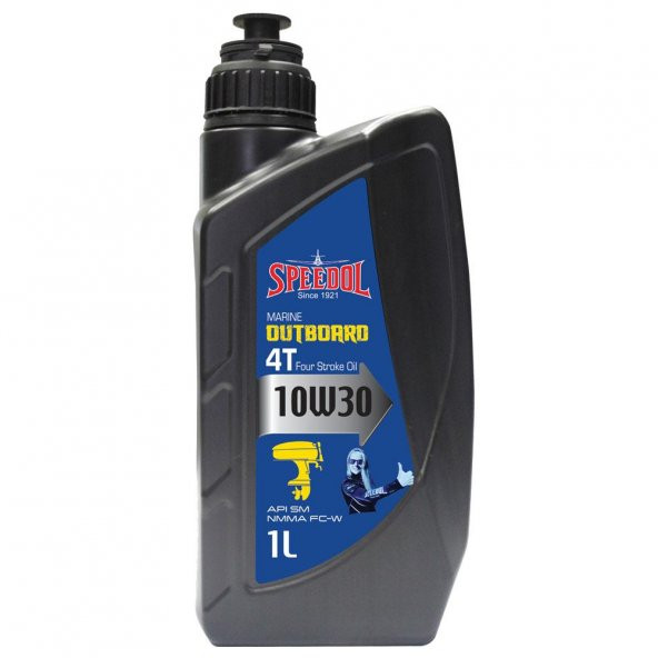 Speedol Marine Outboard 4T 10W-30 Tekne Motor Yağı 1 Lt ürün görseli 1