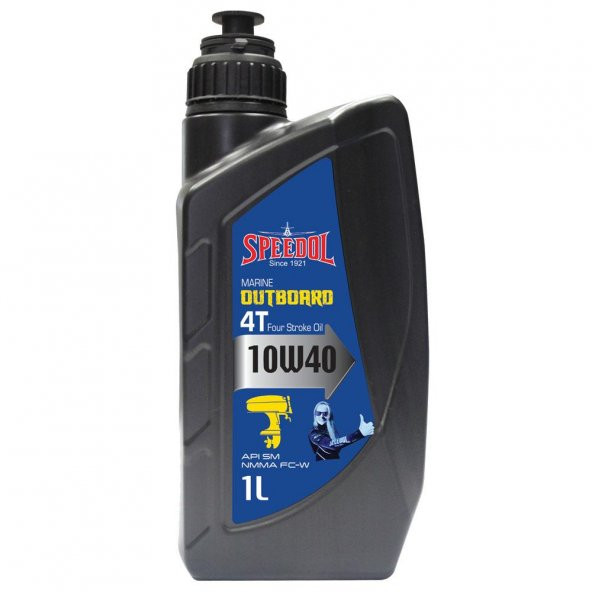 Speedol Marine Outboard 4T 10W-40 Tekne Motor Yağı 1 Lt ürün görseli 1