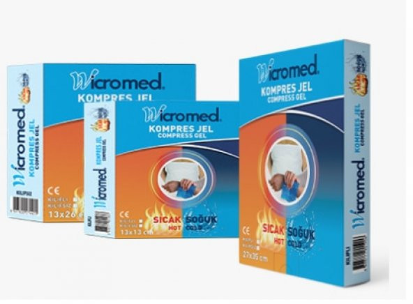 Wicromed Soğuk - Sıcak Kompres Jel Kılıflı 26X37 2li ürün görseli 1