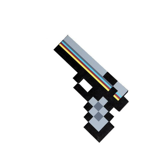 Minecraft Elmas Silah 20 CM - Resim 2