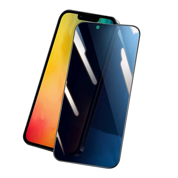 Vendas iPhone 14 Plus Uyumlu (14 Plus) Tam Uyumlu 0.3mm V-Pro Gizleyen Privacy Hayalet Ekran Koruyucu 2 Adet ürün görseli 1