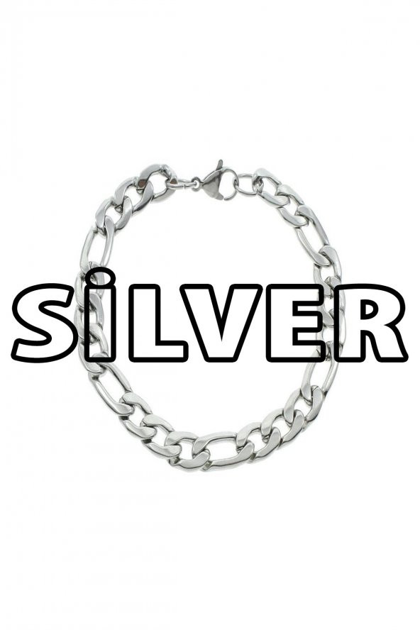 Unisex Aralıklı Şavin Figaro Silver Alaşım Bileklik - 179 ürün görseli 1