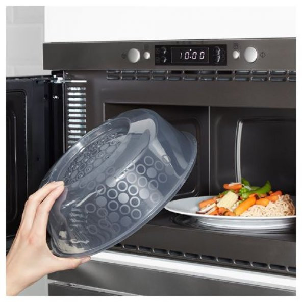 Mİkrodalga Fırın Kapağı MeridyenDukkan Mavi 26 Cm Mikrodalga Kapak ürün görseli 1