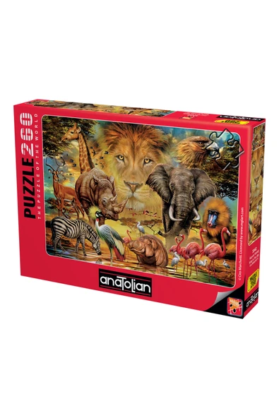 Anatolian 260 Parça XL Puzzle - Hayvan Krallığı 3342 ürün görseli 1
