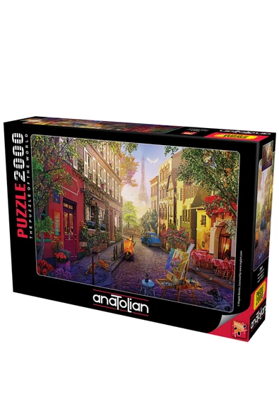 Anatolian 2000 Parçalık Puzzle - Paris Sokakları 3961 ürün görseli 1