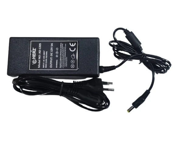 HERZ 12V 5A ADAPTÖR AD-1205 ürün görseli 1