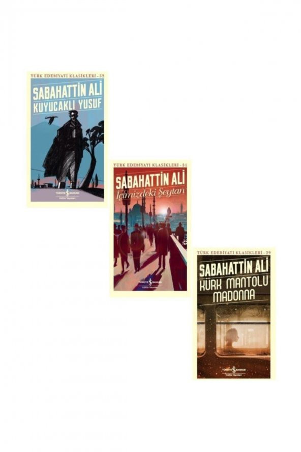 Sabahattin Ali Seti 3 Kitap Iş Bankası Yayınları ürün görseli 1