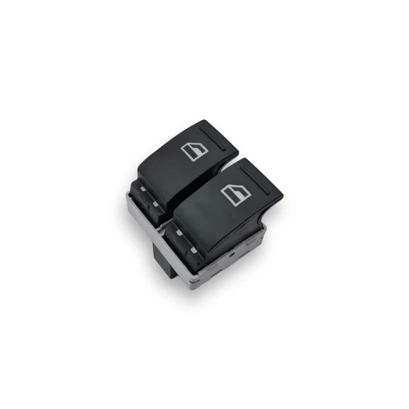 VW Transporter 2010-2015 Sol Ön Kapı Cam Düğmesi Çiftli 7E0959855B - Resim 3