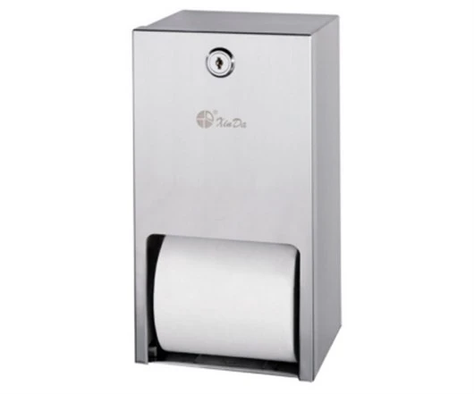Omnipazar Xinda GS210W 2'li Wc Kağıt Dispenseri Paslanmaz Çelik ürün görseli 1
