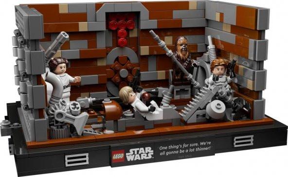 Lego Star Wars 75339 Death Star Trash Compactor Diorama - Resim 3