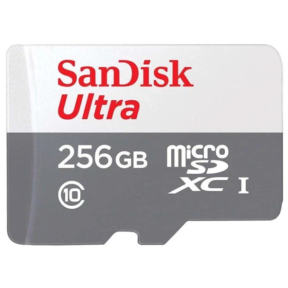 Sandisk Ultra 256Gb 100Mb/S Microsdxc Uhs-I Hafıza Kartı Sdsqunr-256G-Gn6mn ürün görseli 1