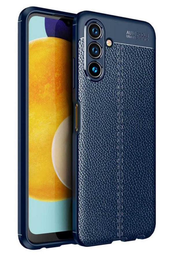 Galaxy A04S Kılıf Deri Desenli Kamera Korumalı Silikon ürün görseli 1