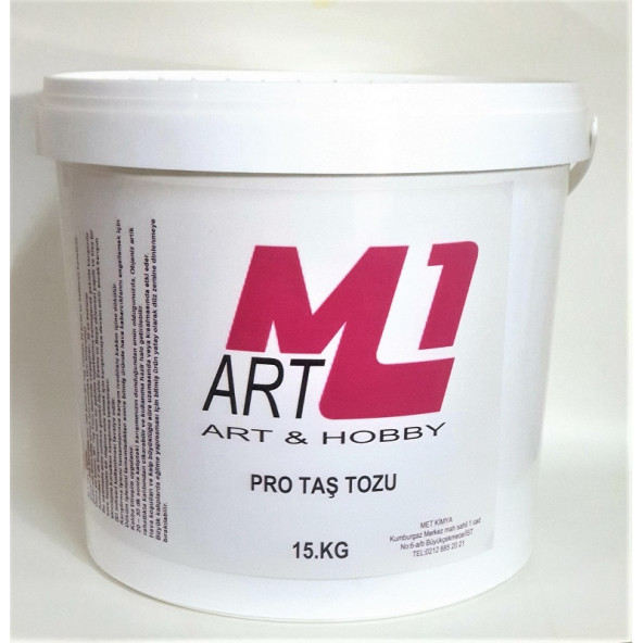 M1 ART PRO KOKULU TAŞ TOZU 15 kg - (KOKUSUZDUR) 9 RENK SEÇENEĞİ ürün görseli 1