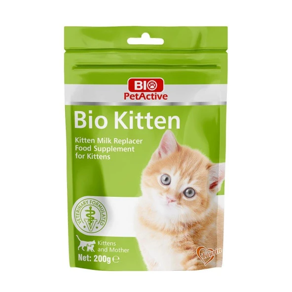 Bio PetActive Bio Kitten Kedi İçin Süt Tozu 200gr ürün görseli 1