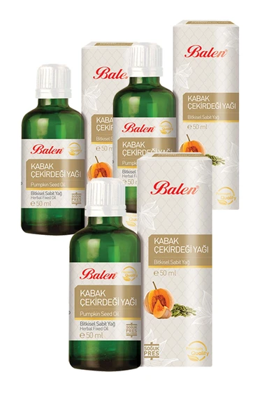 3 Kutu Kabak Çekirdeği Yağı 50 Ml Kabak Yağı Saf Kabak Çekirdeği Yağı Top. 150ml. ürün görseli 1