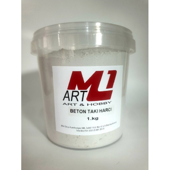 M1 ART Beton Takı Harcı GRİ 1.kg ürün görseli 1