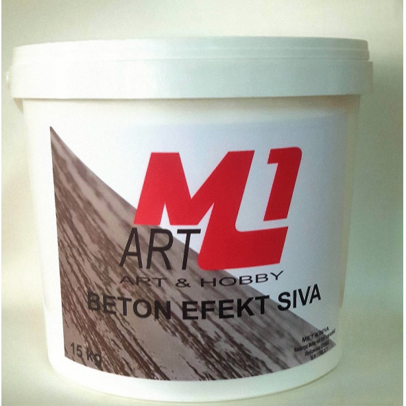 M1 ART BETON GÖRÜNÜMLÜ SIVA GRİ 15 KG ürün görseli 1
