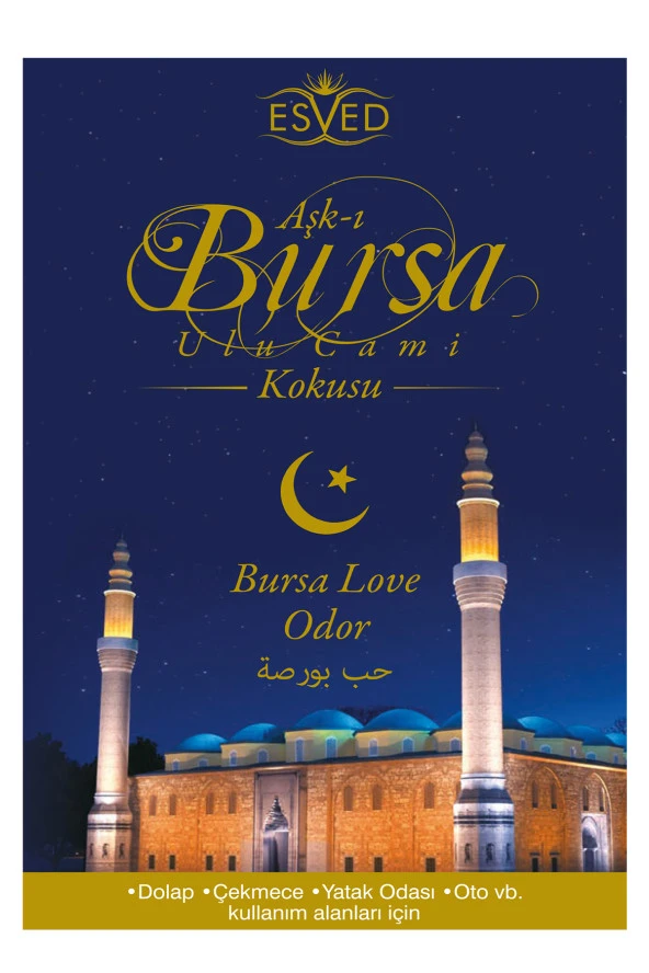 Bursa Ulu Cami Dolap ve Çekmece Kokusu ürün görseli 1