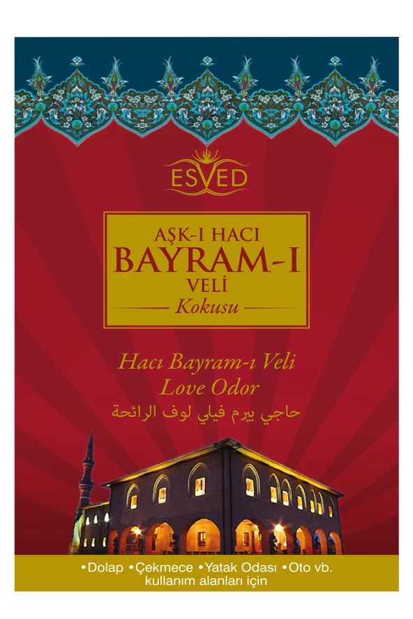 Aşkı Hacı Bayramı Veli Dolap ve Çekmece Kokusu ürün görseli 1