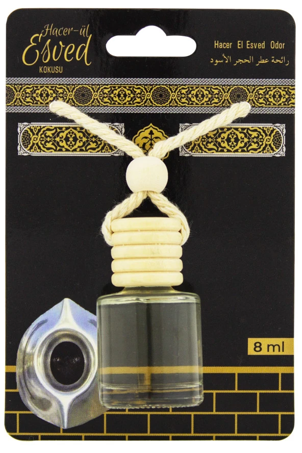 Hacerül Esved Cam Şişe Araba Kokusu 8 ml ürün görseli 1
