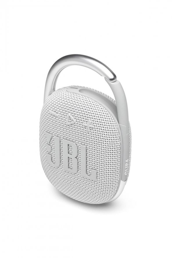 JBL Clip 4 Bluetooth Hoparlör (IP67) Beyaz - Resim 2