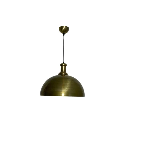 Rsylight Retro Metal Dekoratif Rustik Eskitme Kaplama Kafe Mutfak Aydınlatma Avize Çap:40 cm ürün görseli 1