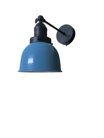 Rsylight Retro Metal Dekoratif Rustik Akrobatik Mavi Mafsallı Duvar Aplik ürün görseli 1