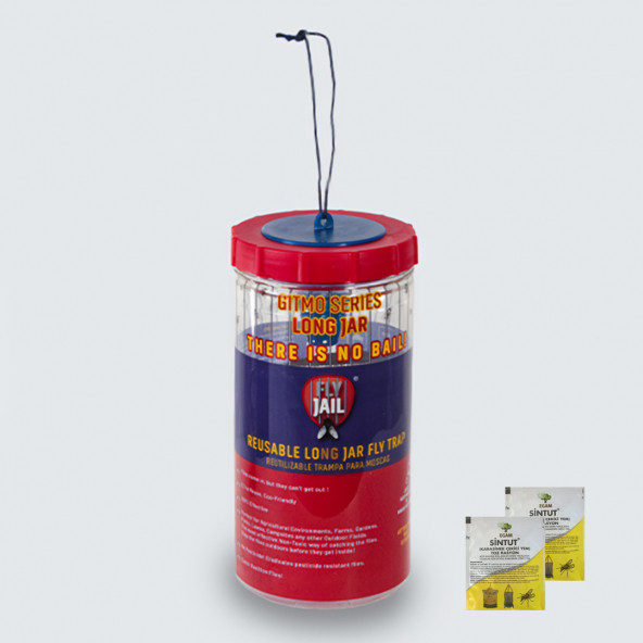 FLY JAIL LONG JAR, 1.5 LİTRE KAVANOZ TİPİ KARASİNEK TUZAĞI ürün görseli 1